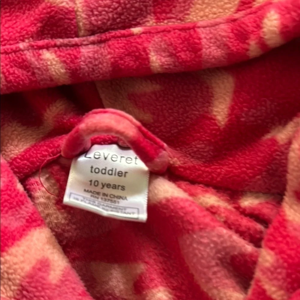 Pink Camouflage Hooded Robe